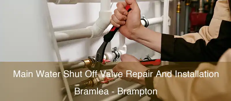 Main Water Shut Off Valve Repair And Installation Bramlea - Brampton
